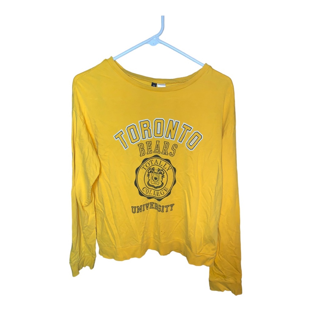 Yellow H&M Long Sleeve Shirt